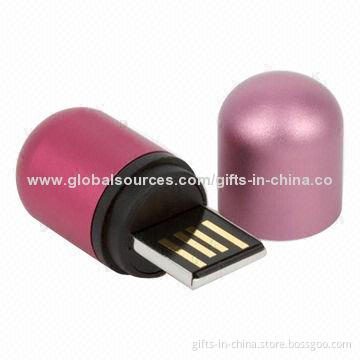 Mini 4GB USB Flash Drive, Customized Imprinted Logos and Free Samples Supply